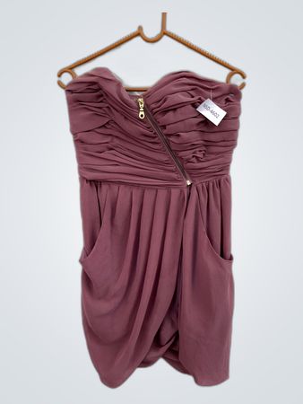 BIK BOK Pink Strapless Dress