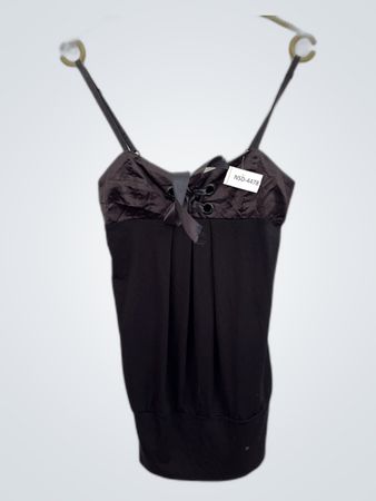 JENYFER Black Spaghetti Strap Dress