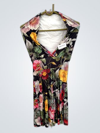 Floral Halter Neck Dress
