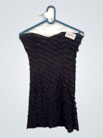 Black Ruffled Dress
