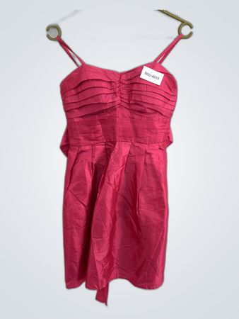 Pink Ruched Dress