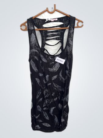 Black Feathered Dress