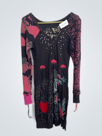 Desigual Floral Embroidered Dress