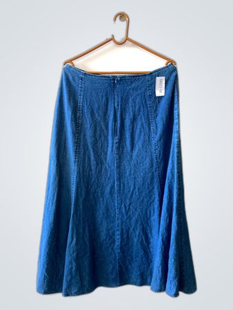 Blue Denim Skirt
