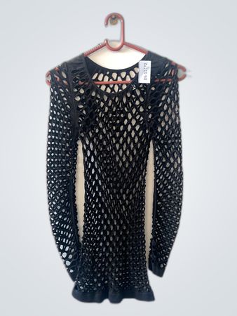 Zara Sheer Mesh Blouse