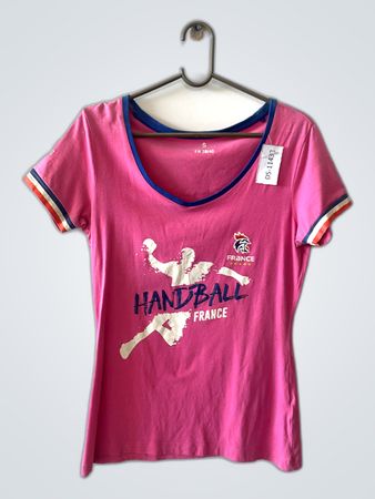 France Handball Printed V-Neck T-Shirt