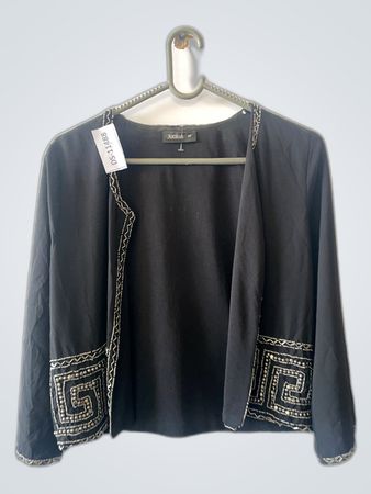 Janina Gray Embroidered Kimono