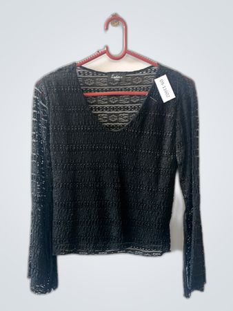 Tendance Paris Black Lace Top