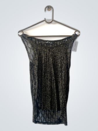 Black and Gold Dress