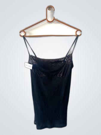 Black Lace Trim Camisole
