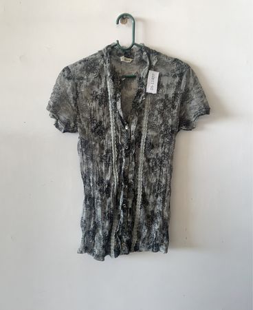 Street One Sheer Printed Blouse