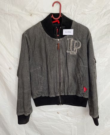 Lip of Porches Denim Bomber Jacket