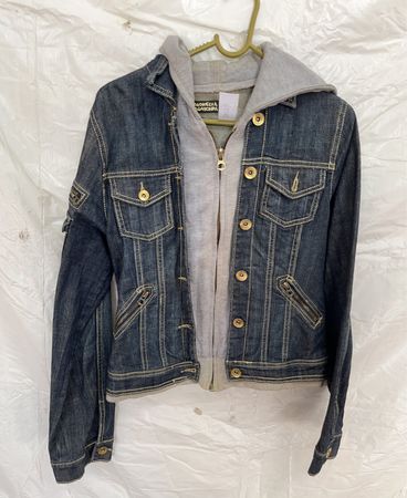 Paonella Vacondia Denim Jacket with Hood