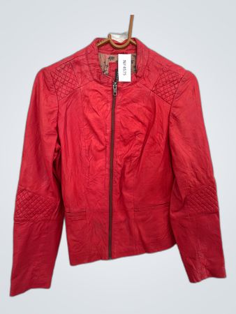 Red Quilted Jacket