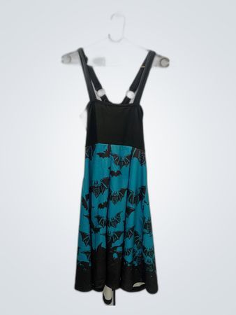 Bat Print Dress