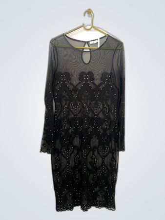 Black Mesh Dress