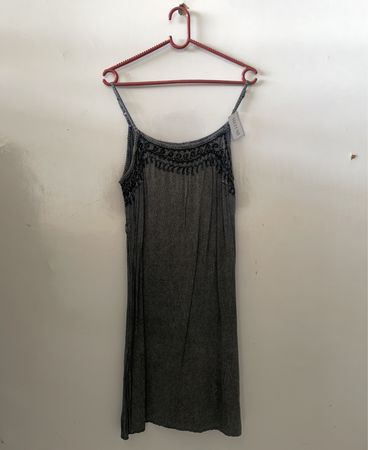 Gray Sleeveless Dress