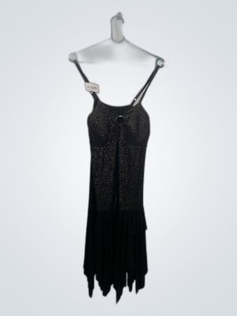 Black Sequined Dress