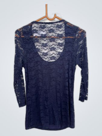 Lace Top with Bow Detail