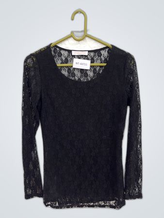 CC Collection Black Lace Top
