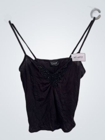 Black Lace Trim Camisole