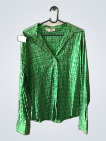 Green Plaid Lacoste Shirt