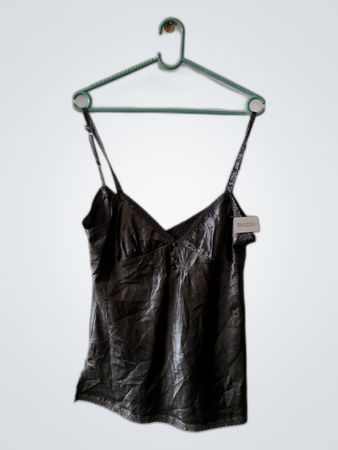 Black Satin Camisole