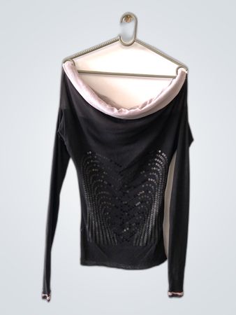 Black Long Sleeve Top