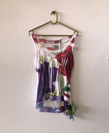 Floral Pattern Tank Top