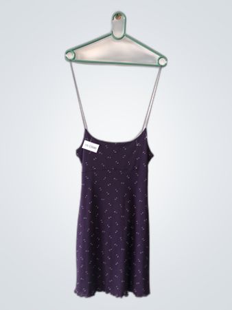 Purple Spaghetti Strap Dress