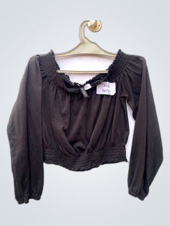 Black Off-The-Shoulder Top