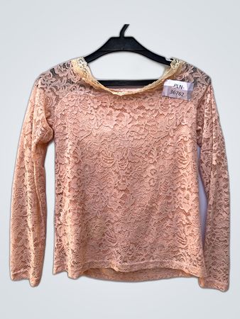 Peach Lace Top