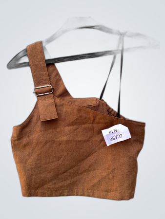 Brown Linen Top