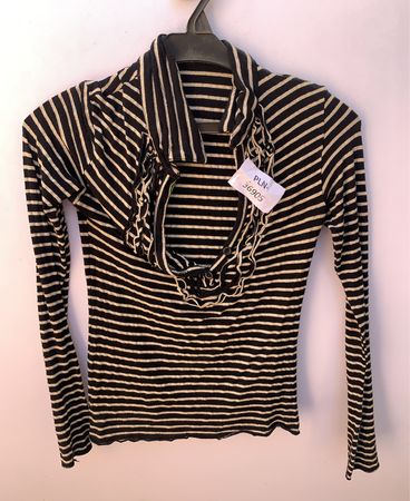 Striped Long-Sleeve Top