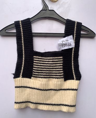Striped Knit Crop Top