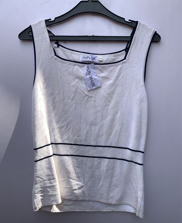 INFLUX Women's White Tank Top