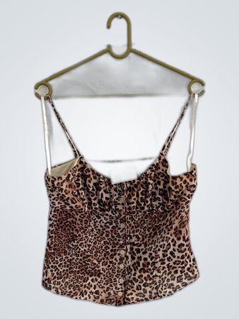 Select Leopard Print Bustier Camisole