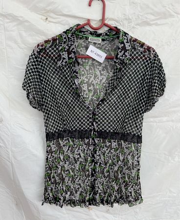 Blouse with Floral Pattern