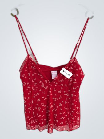 Red Floral Camisole
