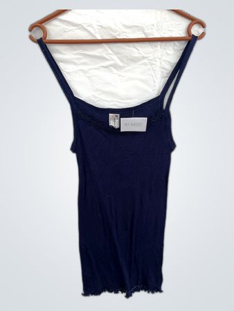 Navy Blue Spaghetti Strap Top
