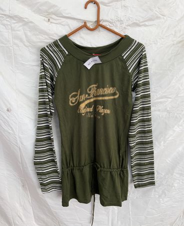 Green San Francisco Graphic Long Sleeve
