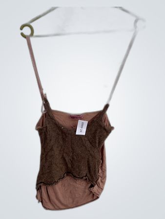 Brown Velvet Camisole