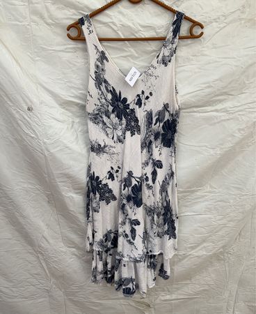 Unbranded Floral Print Sleeveless Mini Dress