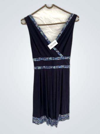 Blues Sleeveless Mini Dress