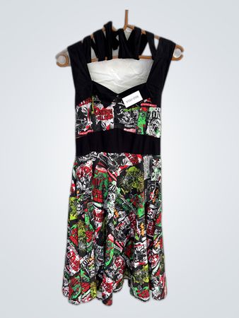Queen Killer Graphic Print Mini Dress