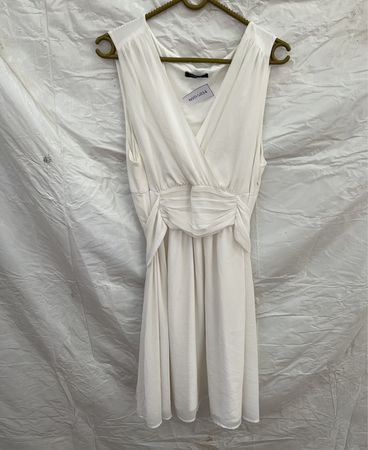 White Noppies Dress