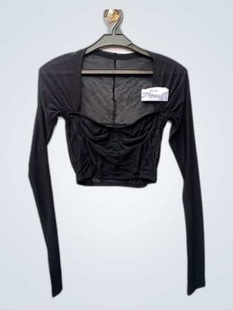 Black Long-Sleeve Top