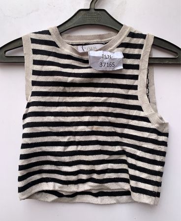 Zara Striped Knit Tank Top