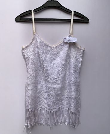 Lace Top with Fringe