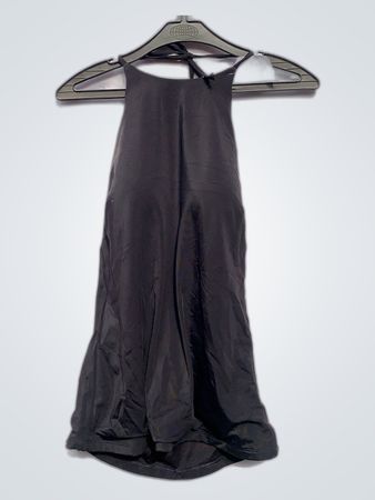 Blue Ruby Black Halter Camisole Top
